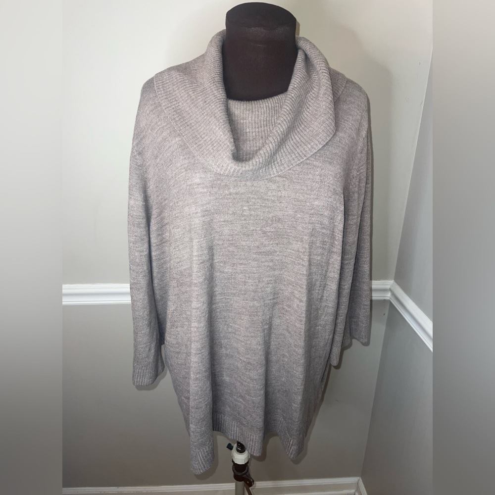 NWT Spring+Mercer Tan Turtleneck Sweater Womens Plus size 3X‎